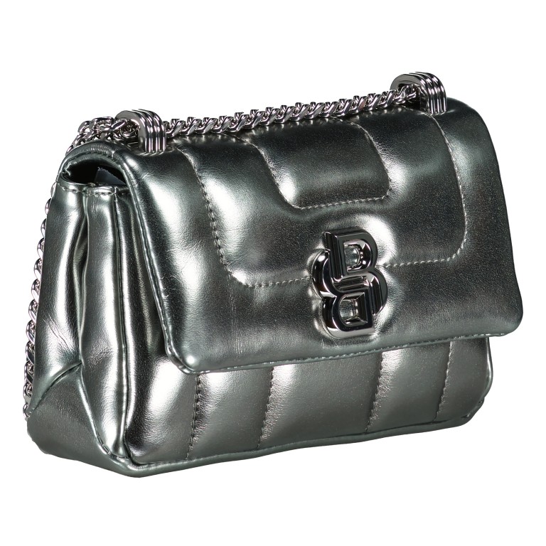 Umhängetasche B_Icon Silver, Farbe: metallic, Marke: BOSS, EAN: 4063544812313, Abmessungen in cm: 18.5x12.5x6, Bild 2 von 8
