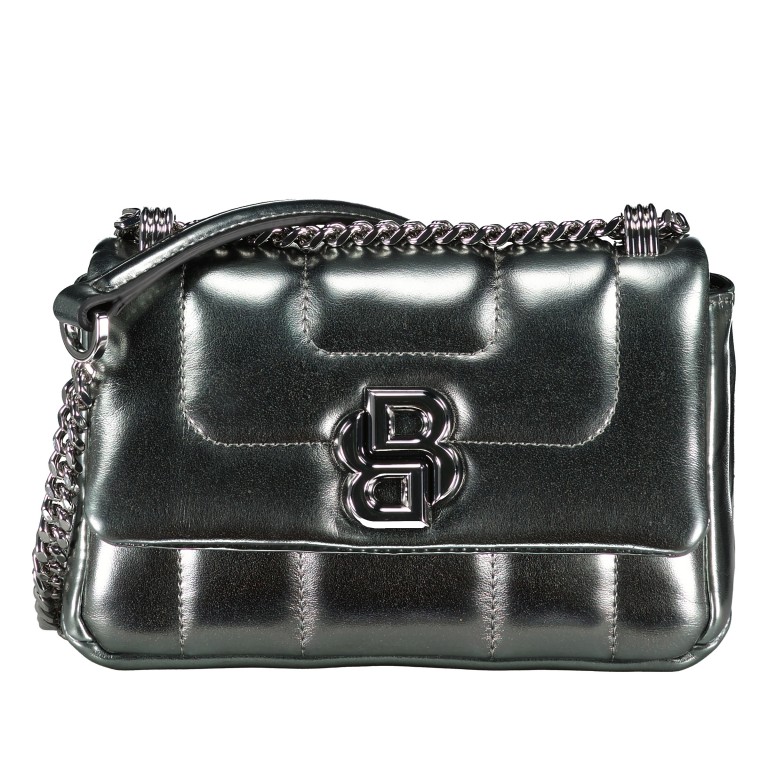 Umhängetasche B_Icon Silver, Farbe: metallic, Marke: BOSS, EAN: 4063544812313, Abmessungen in cm: 18.5x12.5x6, Bild 1 von 8