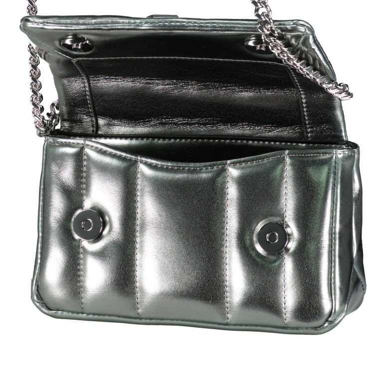 Umhängetasche B_Icon Silver, Farbe: metallic, Marke: BOSS, EAN: 4063544812313, Abmessungen in cm: 18.5x12.5x6, Bild 8 von 8