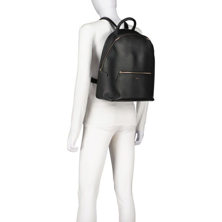 Rucksack Alyce Black, Farbe: schwarz, Marke: BOSS, EAN: 4063542979636, Abmessungen in cm: 29x38x15, Bild 5 von 6