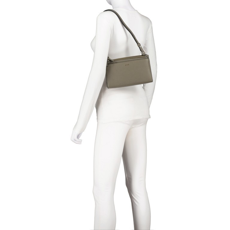 Umhängetasche Alyce Minibag Medium Brown, Farbe: taupe/khaki, Marke: Boss, EAN: 4063542979612, Abmessungen in cm: 23.5x15x5, Bild 5 von 6