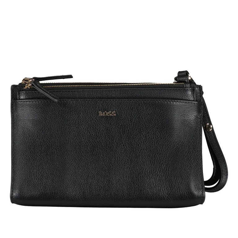 Umhängetasche Alyce Minibag Black, Farbe: schwarz, Marke: Boss, EAN: 4063542979605, Abmessungen in cm: 23.5x15x5, Bild 1 von 6