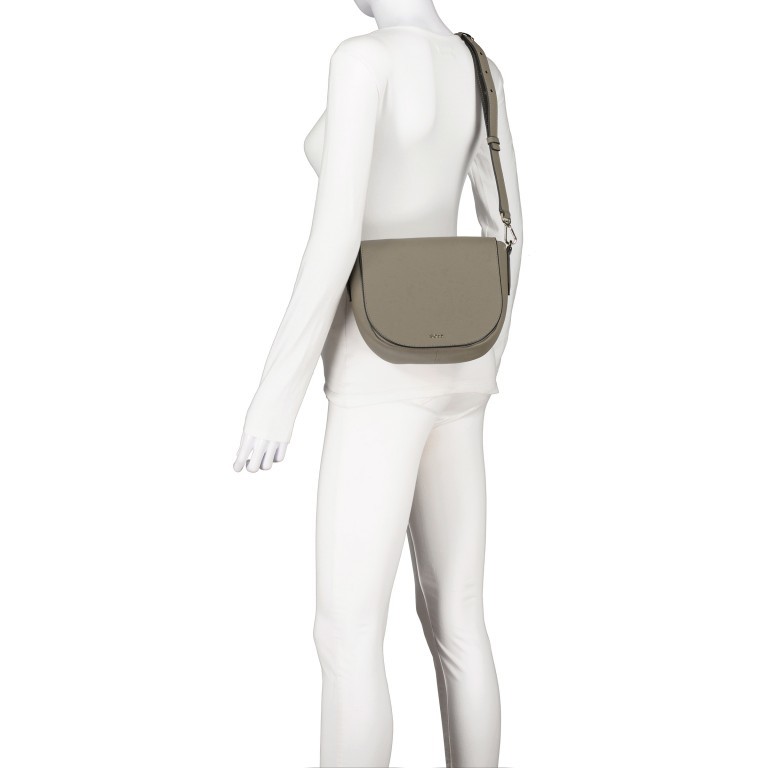 Umhängetasche Alyce Saddle Bag Medium Brown, Farbe: taupe/khaki, Marke: Boss, EAN: 4063542980250, Abmessungen in cm: 24.5x18.5x8, Bild 5 von 6
