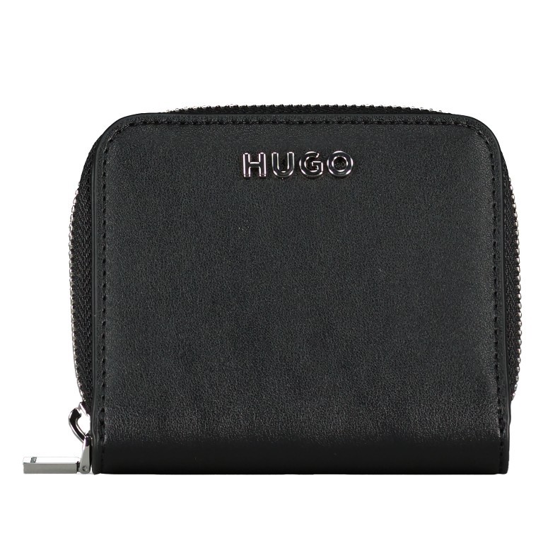Geldbörse Chris SM Wallet Black, Farbe: schwarz, Marke: HUGO, EAN: 4063544442329, Abmessungen in cm: 11x10x3, Bild 1 von 4