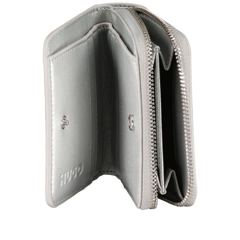 Geldbörse Chris SM Wallet Silver, Farbe: metallic, Marke: HUGO, EAN: 4063542960566, Bild 4 von 4