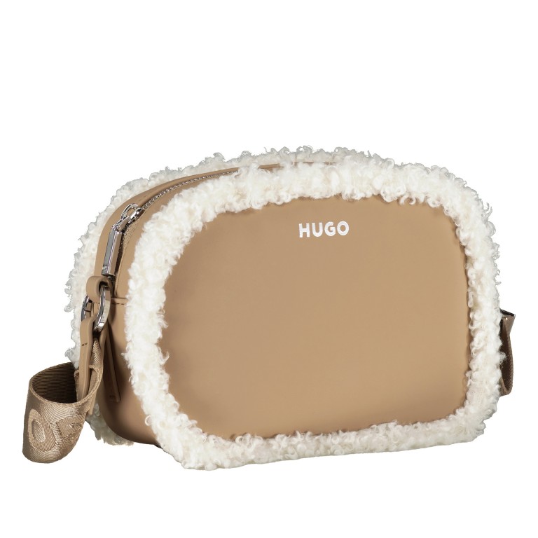 Umhängetasche Bel Crossbody Open Beige, Farbe: beige, Marke: HUGO, EAN: 4063542961372, Abmessungen in cm: 20x14x8, Bild 2 von 6