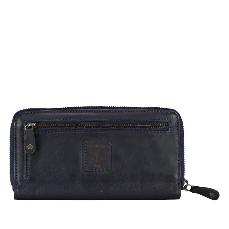 Geldbörse Anchor-Love Felina SL-14039 Midnight Navy, Farbe: blau/petrol, Marke: Harbour 2nd, EAN: 4046478075184, Abmessungen in cm: 18.5x10.5x3, Bild 3 von 5
