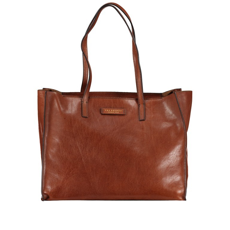 Shopper Mirra Marrone, Farbe: cognac, Marke: The Bridge, EAN: 8033748549243, Abmessungen in cm: 36x28x15, Bild 1 von 5