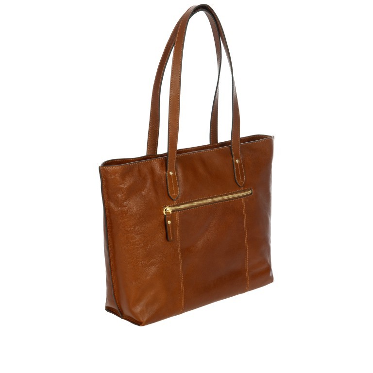 Shopper Volterra Tobacco, Farbe: cognac, Marke: Brics, EAN: 8016623921464, Abmessungen in cm: 35x29x12, Bild 4 von 7