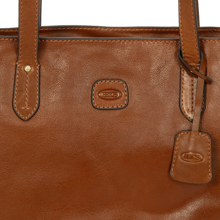 Shopper Volterra Tobacco, Farbe: cognac, Marke: Brics, EAN: 8016623921464, Abmessungen in cm: 35x29x12, Bild 7 von 7