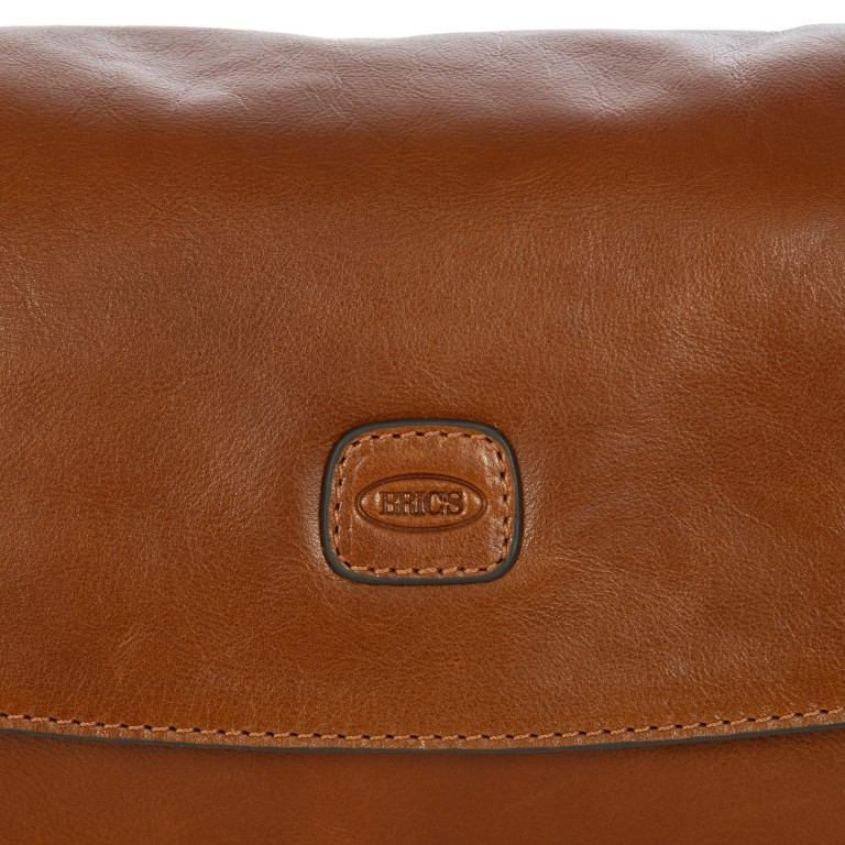 Umhängetasche Volterra Tobacco, Farbe: cognac, Marke: Brics, EAN: 8016623921525, Abmessungen in cm: 25.5x19x10, Bild 7 von 7