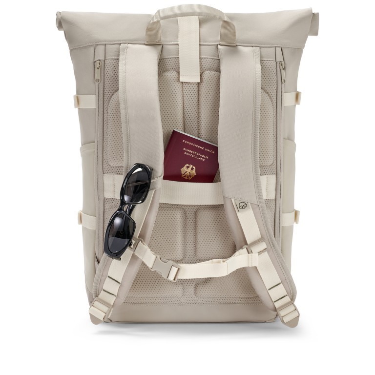 Rucksack Move Series Allen Large erweiterbar Sand, Farbe: beige, Marke: Johnny Urban, EAN: 4260759422911, Abmessungen in cm: 31x45x15, Bild 5 von 13