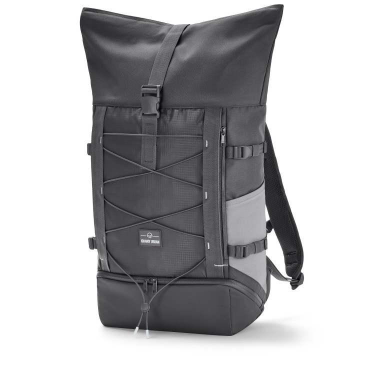 Rucksack Move Series Allen Large erweiterbar Dunkelgrau, Farbe: grau, Marke: Johnny Urban, EAN: 4260759422928, Abmessungen in cm: 31x45x15, Bild 3 von 13