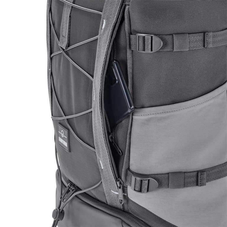 Rucksack Move Series Allen Large erweiterbar Dunkelgrau, Farbe: grau, Marke: Johnny Urban, EAN: 4260759422928, Abmessungen in cm: 31x45x15, Bild 12 von 13