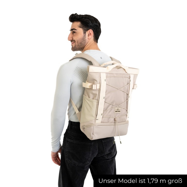 Rucksack Move Series Harper Sand, Farbe: beige, Marke: Johnny Urban, EAN: 4260641589791, Abmessungen in cm: 29x43x13, Bild 6 von 14