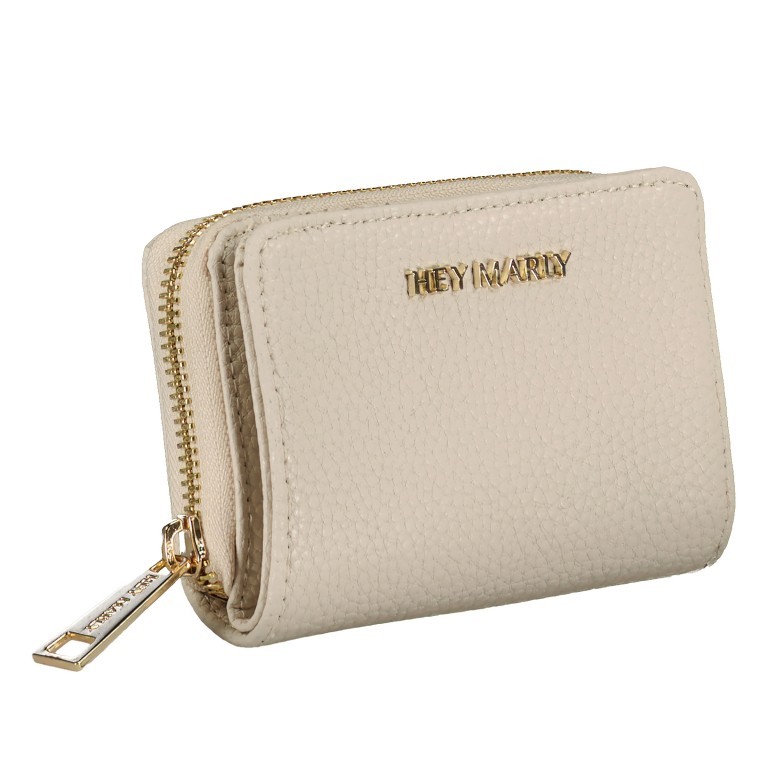 Geldbörse Sleek Petite Crema, Farbe: beige, Marke: Hey Marly, EAN: 4260597617593, Abmessungen in cm: 11.5x8.5x3.5, Bild 2 von 4