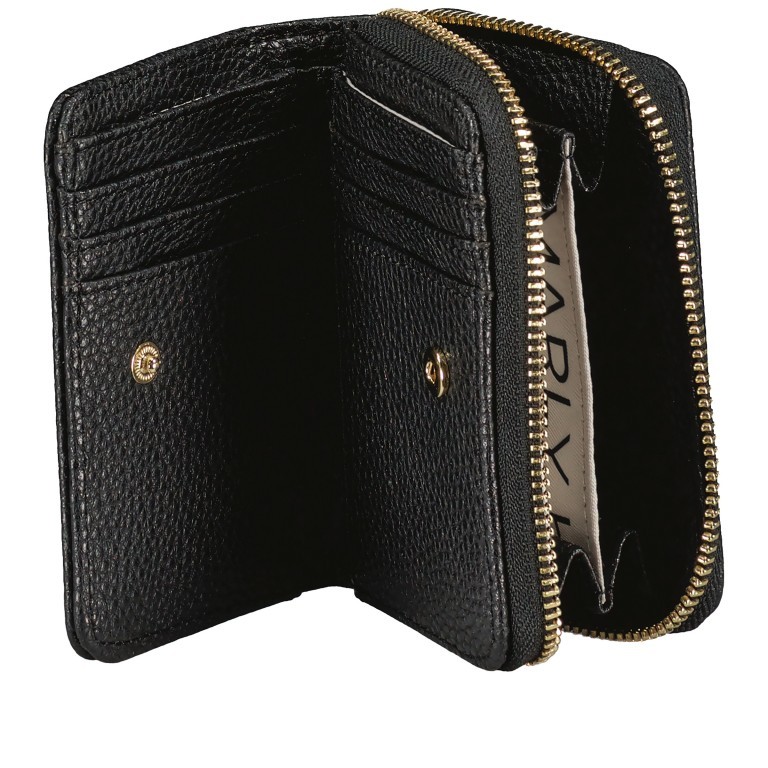 Geldbörse Sleek Petite Black, Farbe: schwarz, Marke: Hey Marly, EAN: 4260597617586, Abmessungen in cm: 11.5x8.5x3.5, Bild 4 von 4