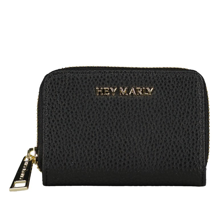 Geldbörse Sleek Petite Black, Farbe: schwarz, Marke: Hey Marly, EAN: 4260597617586, Abmessungen in cm: 11.5x8.5x3.5, Bild 1 von 4