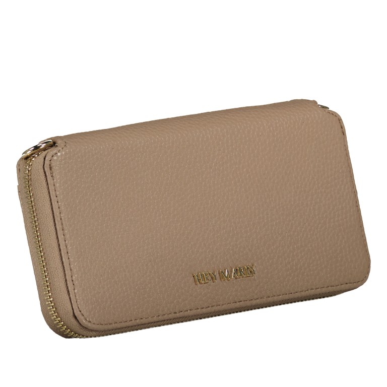 Umhängetasche / Clutch / Portemonnaie Classy Chain Mocha, Farbe: taupe/khaki, Marke: Hey Marly, EAN: 4260597617647, Abmessungen in cm: 20x10x3, Bild 2 von 7