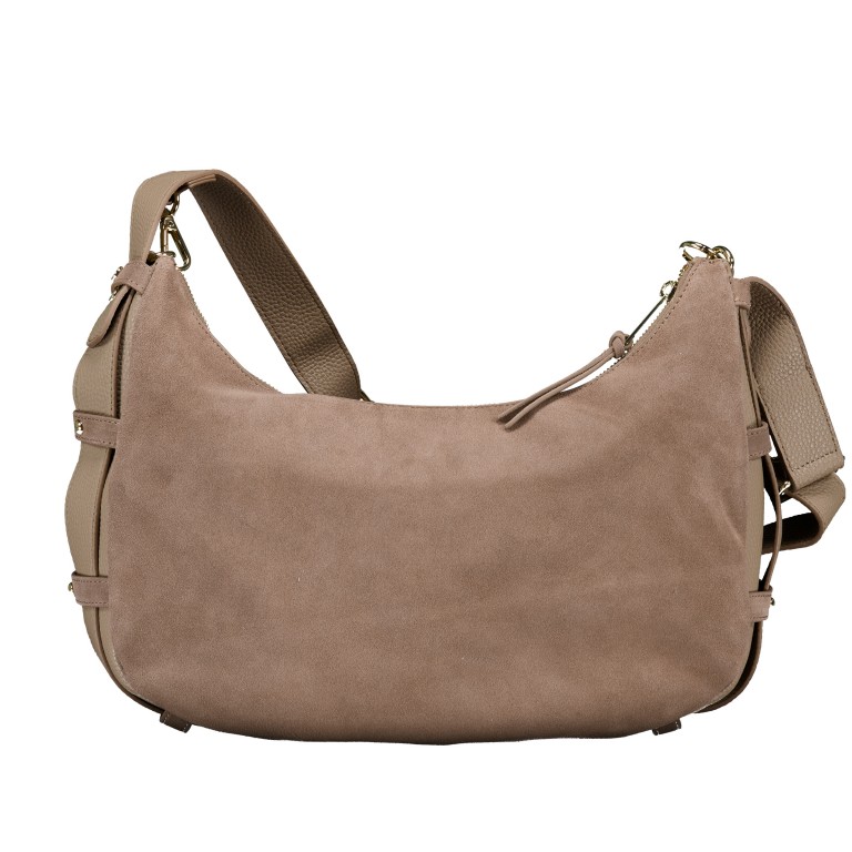 Beuteltasche Lifetime Sister Suede M Mocha, Farbe: taupe/khaki, Marke: Hey Marly, EAN: 4262391068489, Abmessungen in cm: 35.5x27x11.2, Bild 3 von 9