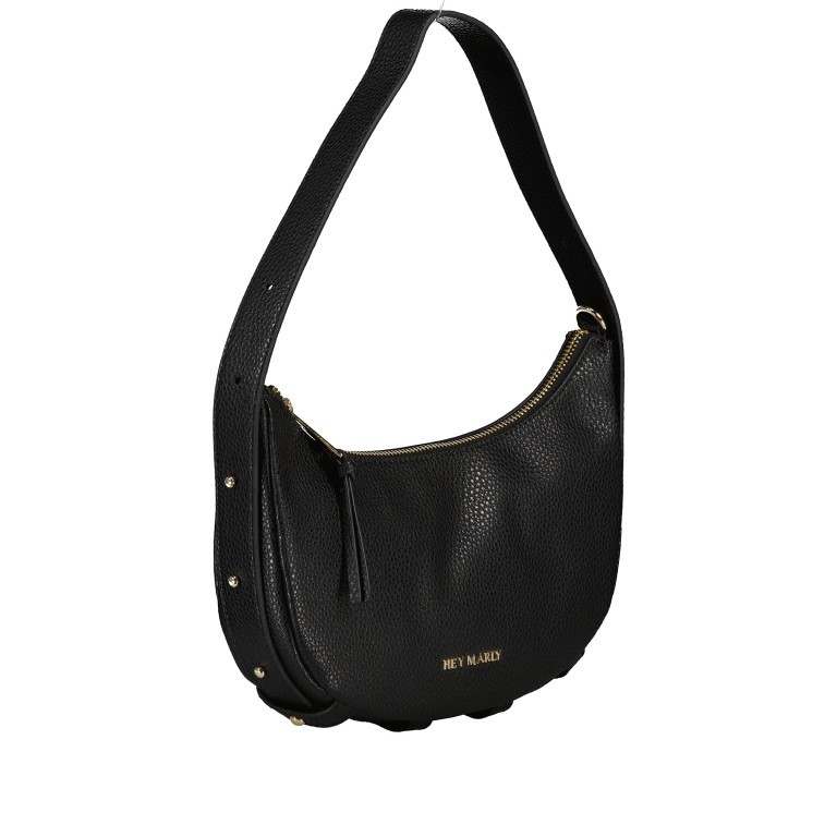 Beuteltasche Lifetime Sister S Black, Farbe: schwarz, Marke: Hey Marly, EAN: 4262391062395, Abmessungen in cm: 24x18x6.5, Bild 3 von 9