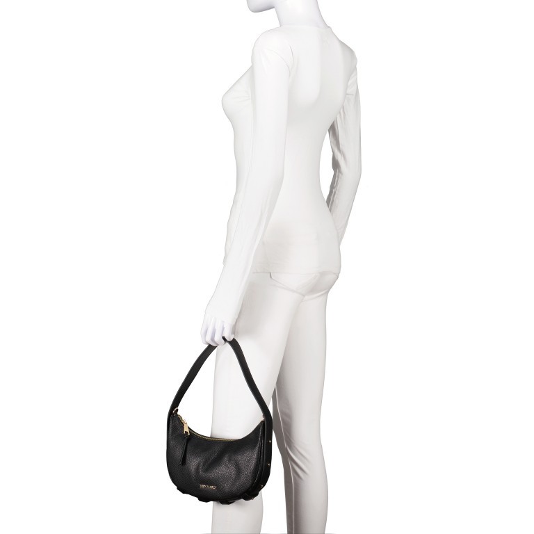 Beuteltasche Lifetime Sister S Black, Farbe: schwarz, Marke: Hey Marly, EAN: 4262391062395, Abmessungen in cm: 24x18x6.5, Bild 5 von 9