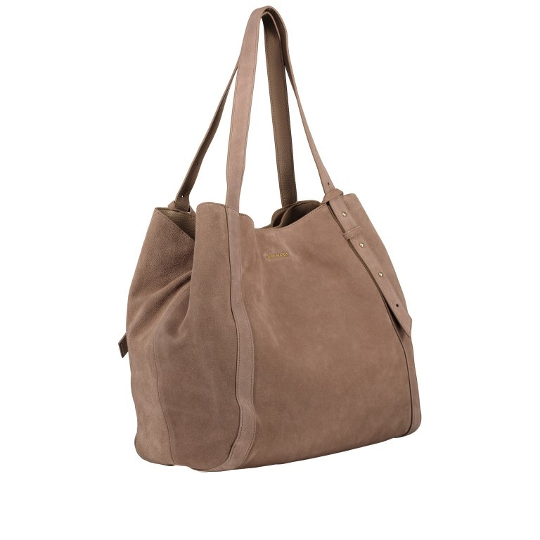 Shopper Pretty Wonder Suede L variabel in der Form Mocha, Farbe: taupe/khaki, Marke: Hey Marly, EAN: 4262391062432, Abmessungen in cm: 58x43x20, Bild 3 von 6