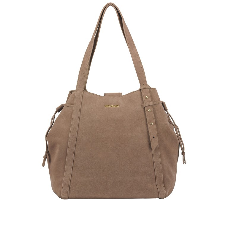 Shopper Pretty Wonder Suede M variabel in der Form Mocha, Farbe: taupe/khaki, Marke: Hey Marly, EAN: 4262391068533, Abmessungen in cm: 50x31x10, Bild 2 von 6