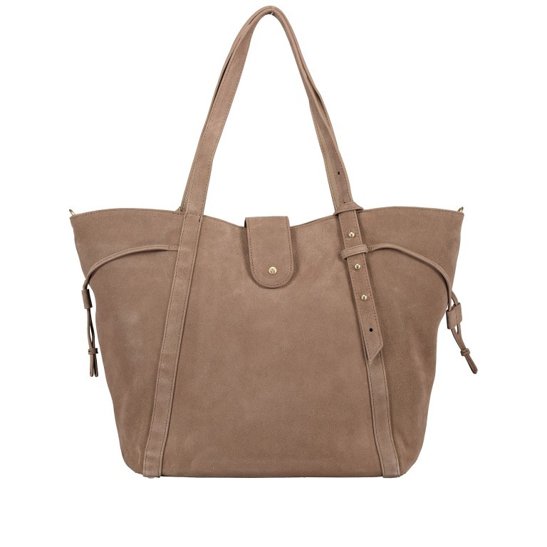 Shopper Pretty Wonder Suede M variabel in der Form Mocha, Farbe: taupe/khaki, Marke: Hey Marly, EAN: 4262391068533, Abmessungen in cm: 50x31x10, Bild 4 von 6