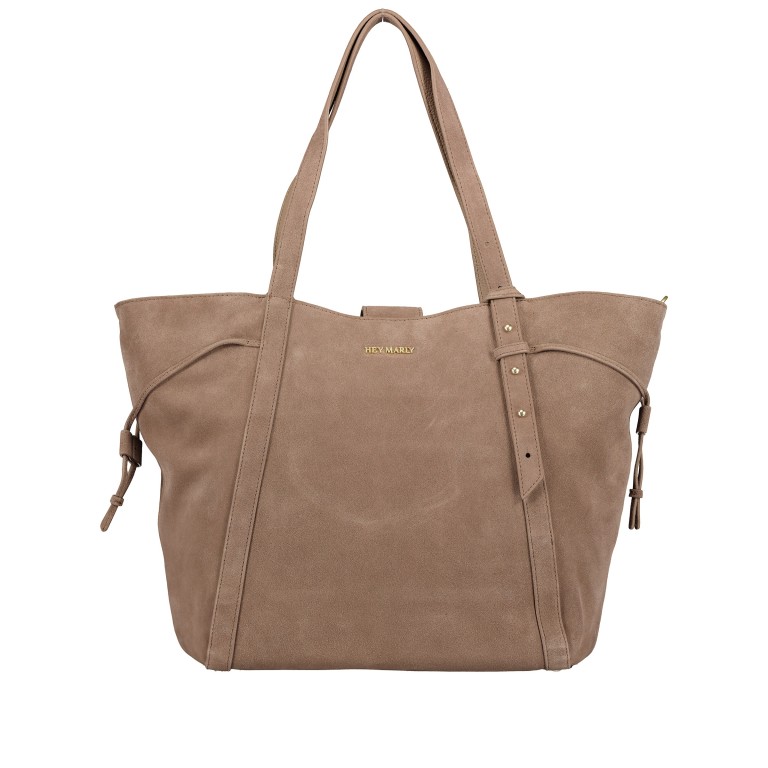 Shopper Pretty Wonder Suede M variabel in der Form Mocha, Farbe: taupe/khaki, Marke: Hey Marly, EAN: 4262391068533, Abmessungen in cm: 50x31x10, Bild 1 von 6
