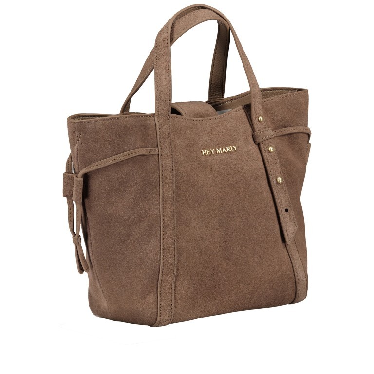 Handtasche Pretty Wonder Suede S variabel in der Form Mocha, Farbe: taupe/khaki, Marke: Hey Marly, EAN: 4262391068557, Abmessungen in cm: 29x20x10, Bild 3 von 8
