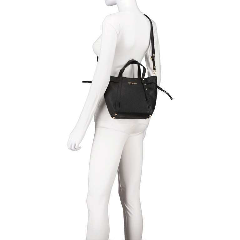 Handtasche Pretty Wonder S variabel in der Form Black, Farbe: schwarz, Marke: Hey Marly, EAN: 4262391068571, Abmessungen in cm: 29x20x10, Bild 7 von 8