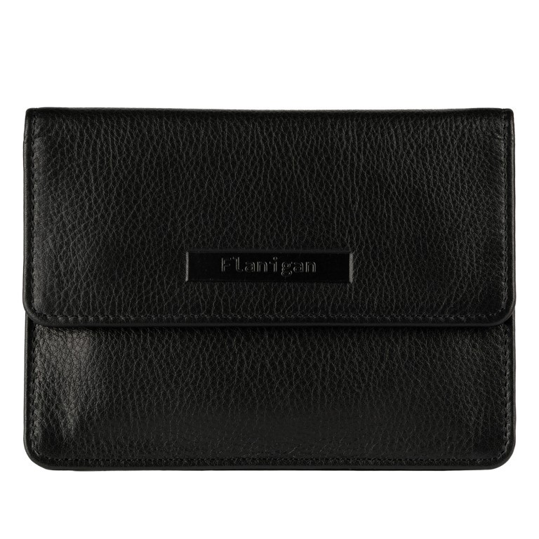 Brustbeutel Alba 024 mit RFID-Schutz Schwarz, Farbe: schwarz, Marke: Flanigan, EAN: 4066727006066, Abmessungen in cm: 12x9x1, Bild 1 von 5
