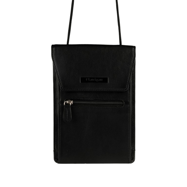Brustbeutel / Gürteltasche Alba 025 mit RFID-Schutz Schwarz, Farbe: schwarz, Marke: Flanigan, EAN: 4066727006073, Bild 5 von 5
