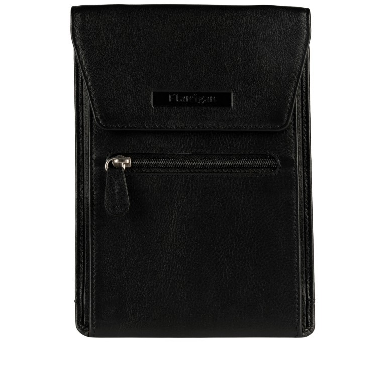 Brustbeutel / Gürteltasche Alba 025 mit RFID-Schutz Schwarz, Farbe: schwarz, Marke: Flanigan, EAN: 4066727006073, Bild 1 von 5