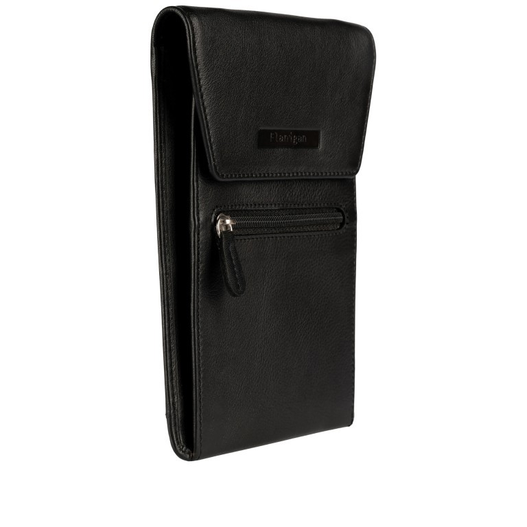 Brustbeutel / Gürteltasche Alba 025 mit RFID-Schutz Schwarz, Farbe: schwarz, Marke: Flanigan, EAN: 4066727006073, Bild 2 von 5