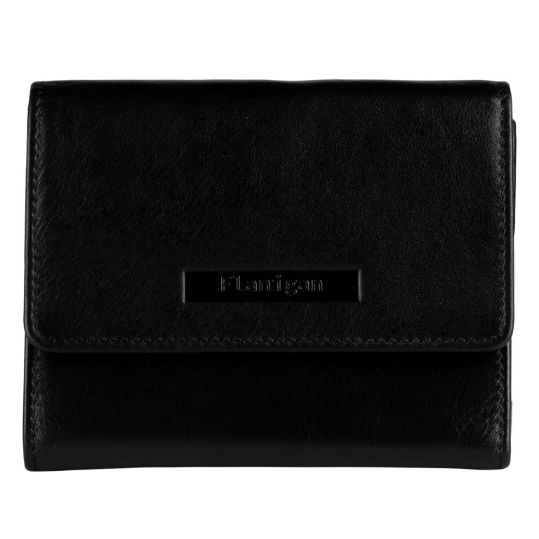 Wickelbörse Alba 029 mit RFID-Schutz Schwarz, Farbe: schwarz, Marke: Flanigan, EAN: 4066727006110, Abmessungen in cm: 11.3x9x2, Bild 1 von 5