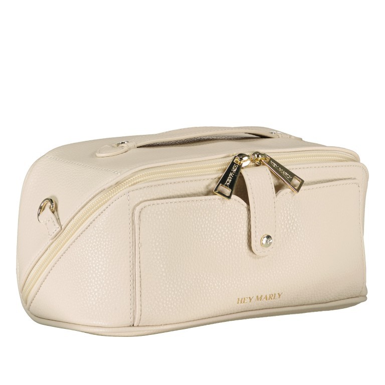 Kulturbeutel Travel Wonder Crema, Farbe: beige, Marke: Hey Marly, EAN: 4262391067307, Abmessungen in cm: 26x12x15, Bild 2 von 5