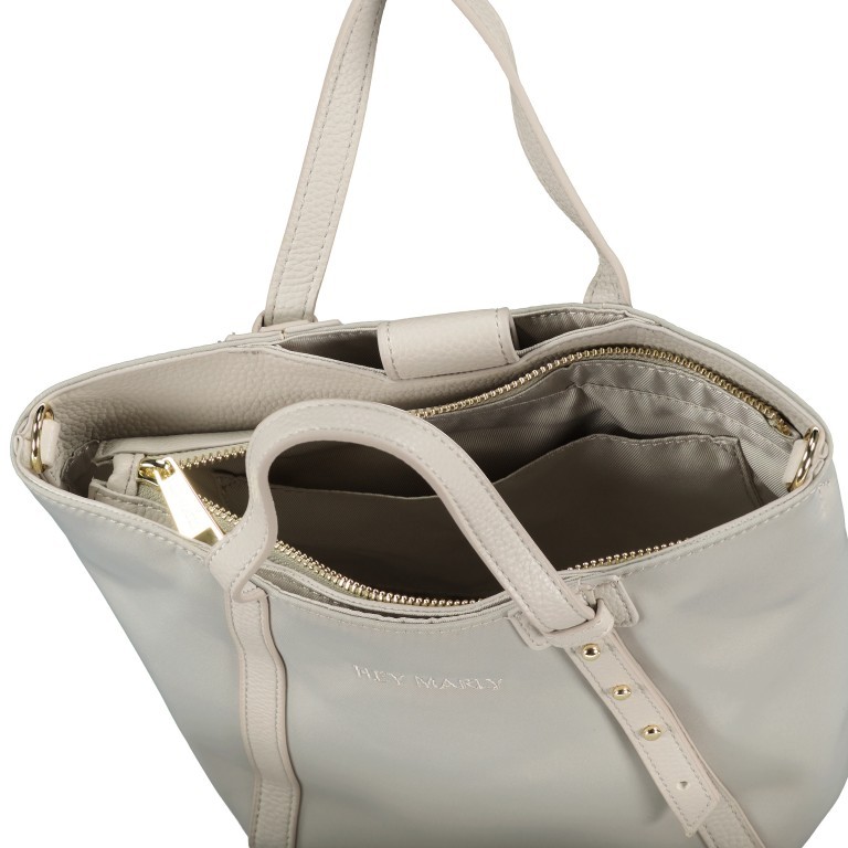 Handtasche Pretty Wonder S Greige, Farbe: grau, Marke: Hey Marly, EAN: 4262391068823, Abmessungen in cm: 29x20x10, Bild 7 von 7