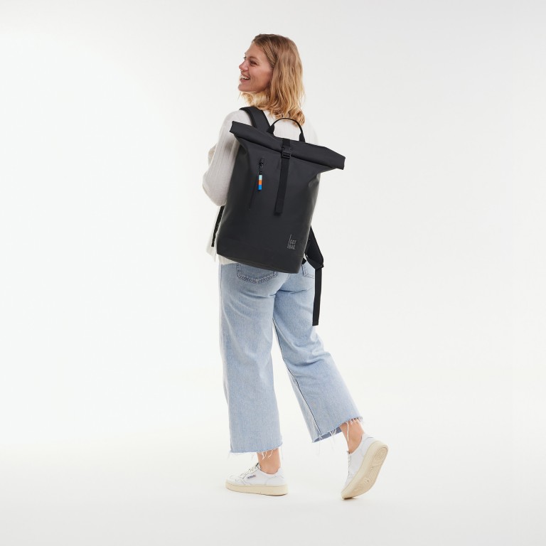 Rucksack Rolltop Lite 2.0 Black, Farbe: schwarz, Marke: Got Bag, EAN: 4260483885396, Abmessungen in cm: 32x42x15, Bild 6 von 13