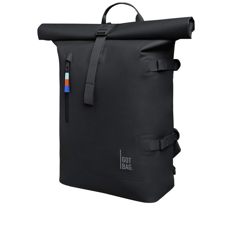 Rucksack Rolltop 2.0 Black, Farbe: schwarz, Marke: Got Bag, EAN: 4260483885518, Abmessungen in cm: 33x43x16, Bild 2 von 13