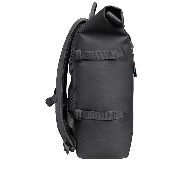Rucksack Rolltop 2.0 Shark, Farbe: grau, Marke: Got Bag, EAN: 4260483886171, Abmessungen in cm: 33x43x16, Bild 4 von 13