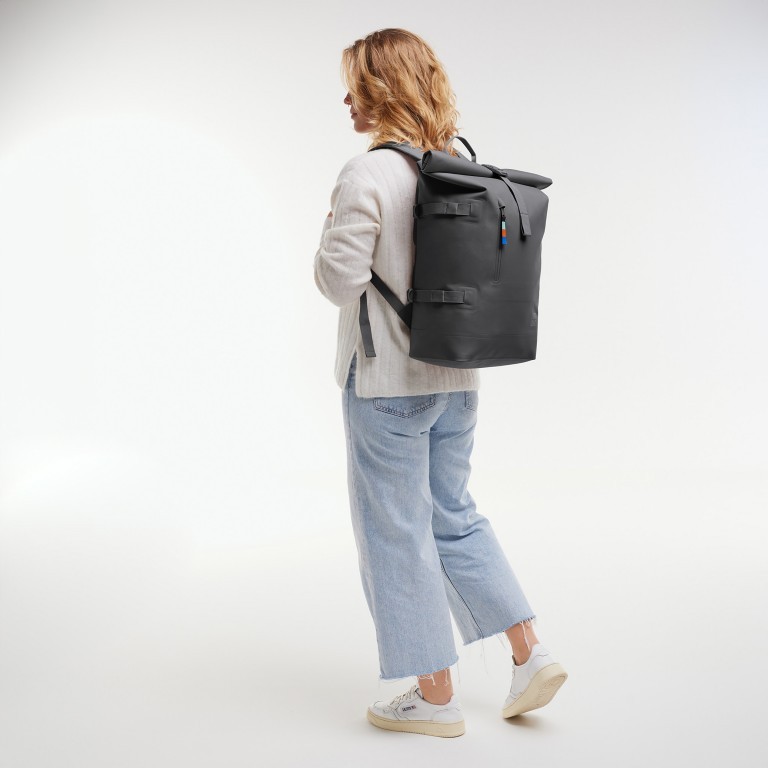 Rucksack Rolltop 2.0 Shark, Farbe: grau, Marke: Got Bag, EAN: 4260483886171, Abmessungen in cm: 33x43x16, Bild 6 von 13