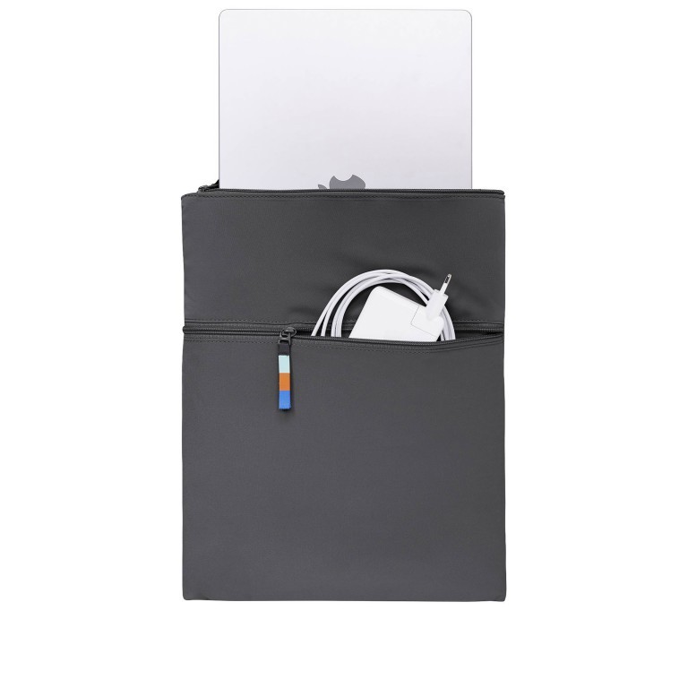 Rucksack Rolltop 2.0 Shark, Farbe: grau, Marke: Got Bag, EAN: 4260483886171, Abmessungen in cm: 33x43x16, Bild 11 von 13