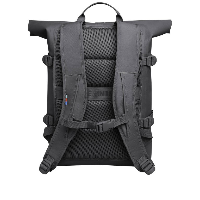 Rucksack Rolltop 2.0 Shark, Farbe: grau, Marke: Got Bag, EAN: 4260483886171, Abmessungen in cm: 33x43x16, Bild 5 von 13