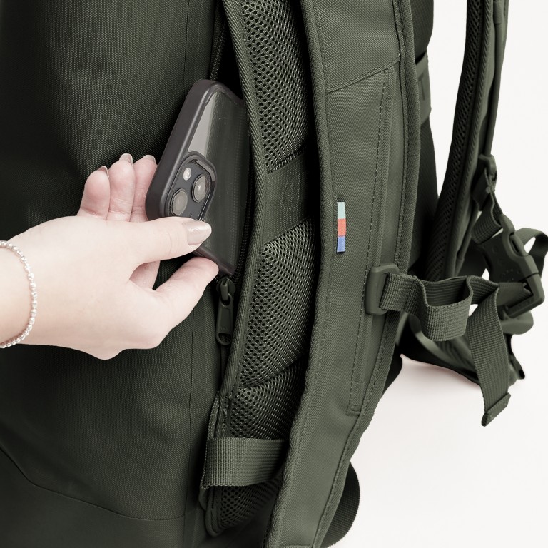 Rucksack Rolltop Lite 2.0 Algae, Farbe: grün/oliv, Marke: Got Bag, EAN: 4260483885501, Abmessungen in cm: 32x42x15, Bild 12 von 13