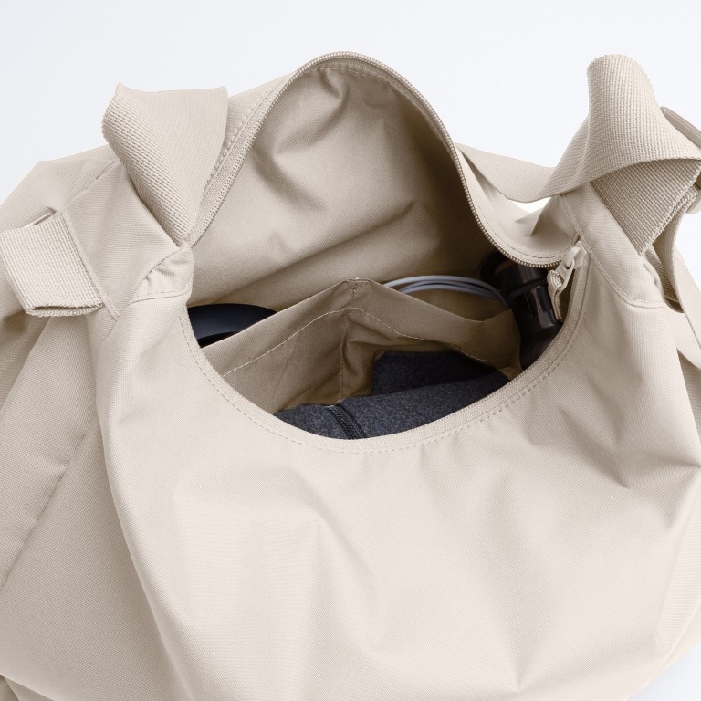 Beuteltasche Curved Bag Monochrome Softshell, Farbe: beige, Marke: Got Bag, EAN: 4260483888281, Abmessungen in cm: 46x36x15, Bild 7 von 7