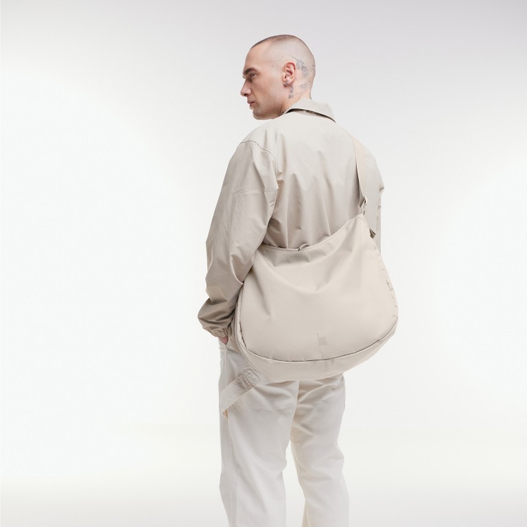 Beuteltasche Curved Bag Monochrome Softshell, Farbe: beige, Marke: Got Bag, EAN: 4260483888281, Abmessungen in cm: 46x36x15, Bild 5 von 7