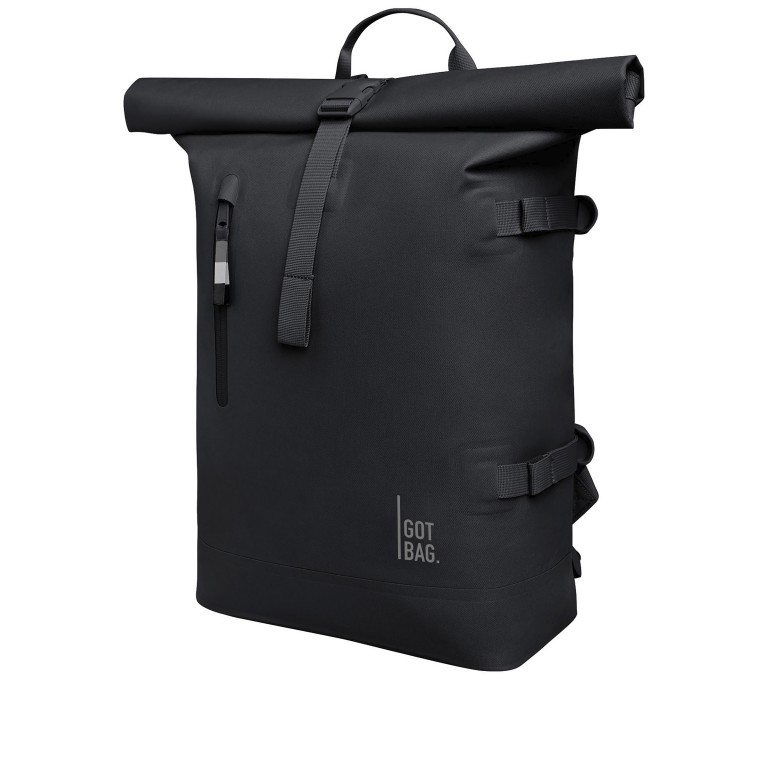 Rucksack Rolltop 2.0 Monochrome Black, Farbe: schwarz, Marke: Got Bag, EAN: 4260483886430, Abmessungen in cm: 33x43x16, Bild 2 von 13