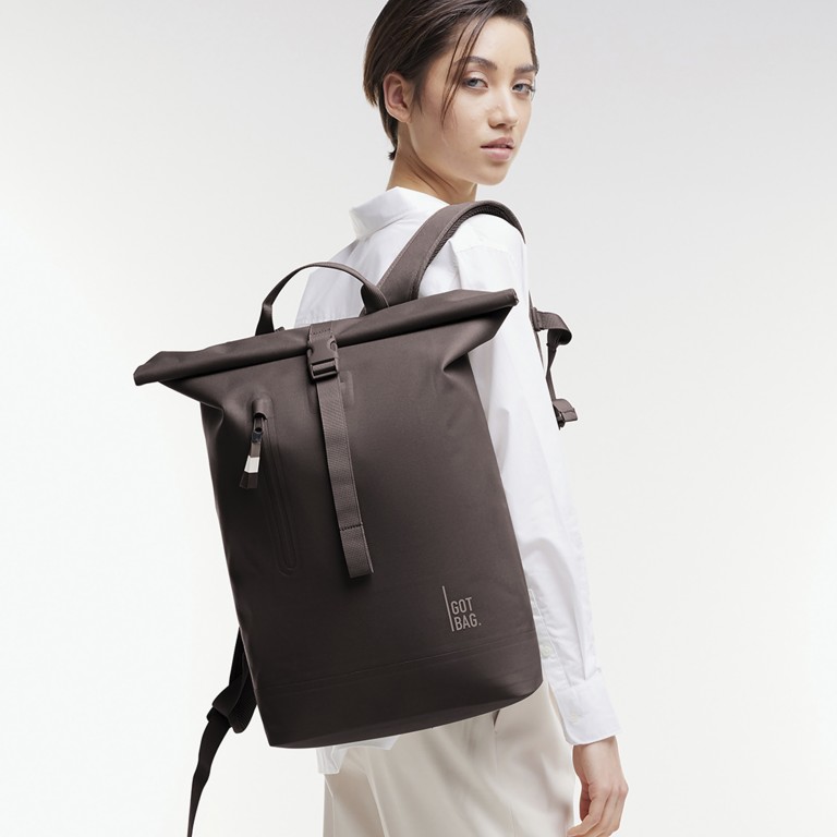 Rucksack Rolltop Lite 2.0 Monochrome Tapdole, Farbe: braun, Marke: Got Bag, EAN: 4260483889615, Abmessungen in cm: 32x42x15, Bild 6 von 12